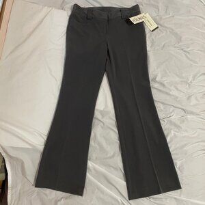 NWT Jenni Max NYC Gray Stretch Dress Pants Flared Leg Womens Sz 10 Style 0840